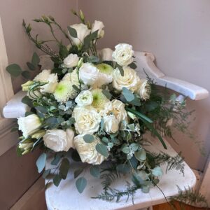 All White - Stewart Funeral Home Flowers